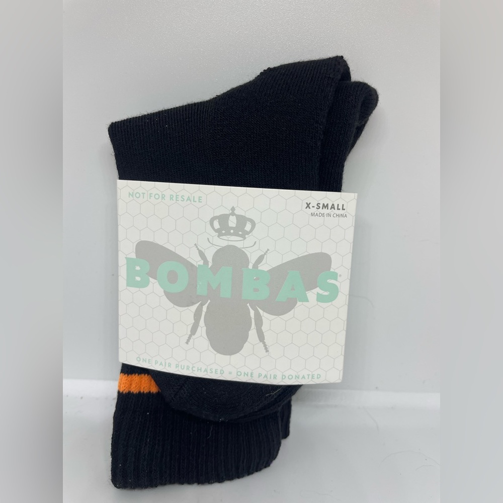 Bombas black Socks Kids X-Small Set of 6 pairs